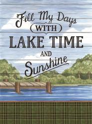 Filly My Days with Lake Time | Obraz na stenu