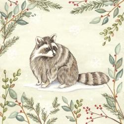 Woodland Animals Raccoon | Obraz na stenu