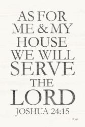 We Will Serve the Lord | Obraz na stenu