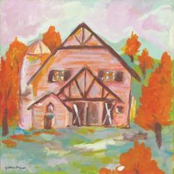 Pink Cloud Barn | Obraz na stenu