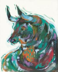 The Bull at Blossom Barn | Obraz na stenu