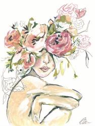 Floral Woman | Obraz na stenu