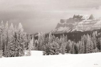 Snowy Lava Mountain | Obraz na stenu