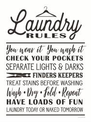 Laundry Rules | Obraz na stenu