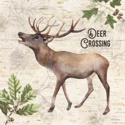 Deer Crossing | Obraz na stenu