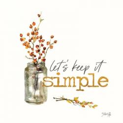 Let's Keep It Simple | Obraz na stenu