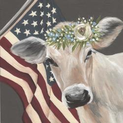 Patriotic Cow | Obraz na stenu