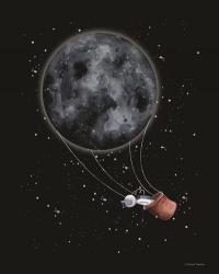 Moon Hot Air Balloon | Obraz na stenu