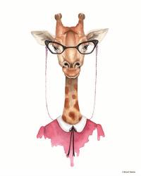 Giraffe in Glasses | Obraz na stenu