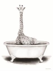 Giraffe in Tub | Obraz na stenu