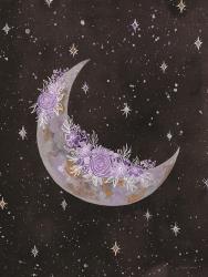 Purple Flowers on the Moon | Obraz na stenu