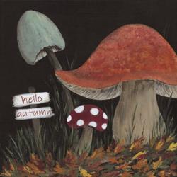 Hello Autumn Mushrooms | Obraz na stenu