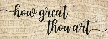 How Great Thou Art | Obraz na stenu