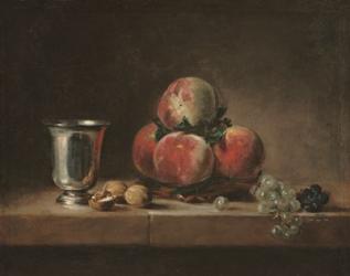 Vintage Peach Still Life | Obraz na stenu