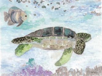 Swimming Sea Turtle | Obraz na stenu
