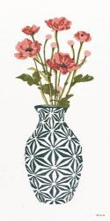 Tile Vase with Bouquet I | Obraz na stenu