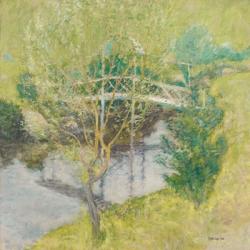 John Henry Twachtman - The White Bridge | Obraz na stenu