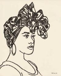 Head Wrap Line Study | Obraz na stenu