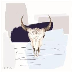 Colored Steer Head II | Obraz na stenu