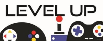 Level Up with Controllers | Obraz na stenu