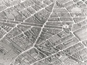 Plan Of Paris, 1730 (Iii) | Obraz na stenu