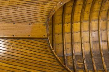 Vintage wooden Canoe Detail | Obraz na stenu