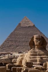 Sphinx and Pyramid, Giza, Egypt | Obraz na stenu