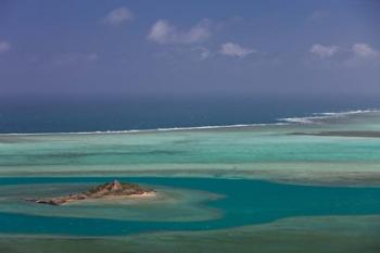 Mauritius, Rodrigues Island, Lagoon and Ile Hermitage | Obraz na stenu