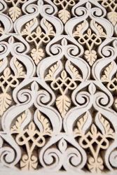 Islamic patterns on Mahakma Law Courts, Morocco | Obraz na stenu