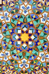 Hassan II Mosque Mosaic Detail, Casablanca, Morocco | Obraz na stenu