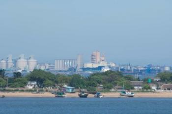 Africa, Mozambique, Maputo, port area boats | Obraz na stenu