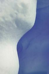 Abstract Blue & White Ice | Obraz na stenu