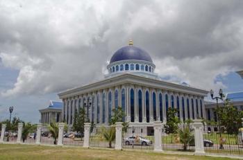 Parliament, legislative assembly building, Bandar Seri Begawan, Brunei, Borneo | Obraz na stenu