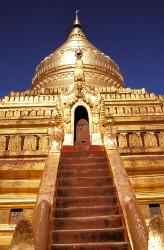 Shwezigon Paya, Bagan, Myanmar | Obraz na stenu