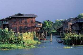 Floating Village on Inle Lake, Myanmar | Obraz na stenu