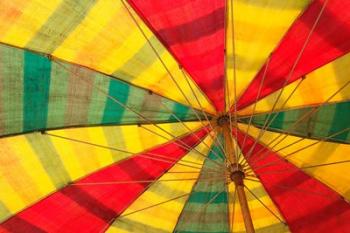 Umbrella patterns, Fuli Village market, Yangshuo, China | Obraz na stenu