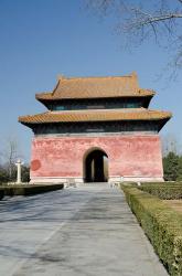 Red Gate (aka Dahongmen), Changling Sacred Way, Beijing, China | Obraz na stenu