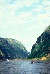 Landscape of Wu Gorge, Three Gorges, Yangtze River, China | Obraz na stenu