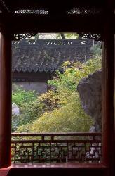 Landscape in Traditional Chinese Garden, Shanghai, China | Obraz na stenu