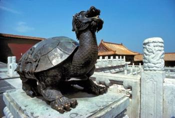 China, Beijing, Forbidden City, Turtle statue | Obraz na stenu