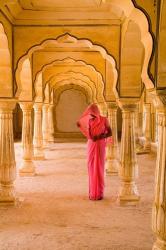 Arches, Amber Fort temple, Rajasthan Jaipur India | Obraz na stenu