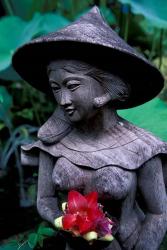 Shrine of Buddha with Flower Decoration, Bali, Indonesia | Obraz na stenu