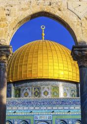 Dome of the Rock Arch, Temple Mount, Jerusalem, Israel | Obraz na stenu