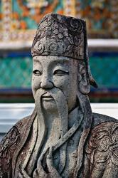 Farang Guard, Wat Pho, Bangkok, Thailand | Obraz na stenu