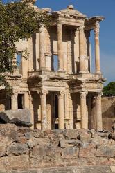 Turkey, Izmir, Kusadasi, Ephesus The Library Of Ephesus | Obraz na stenu