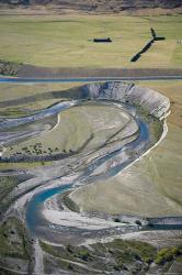 Ohau River and Ohau Canal, Mackenzie Country, South Island, New Zealand | Obraz na stenu