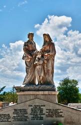 Beautiful Tomas Acea Cemetery in city with statues, Cienfuegos, Cuba | Obraz na stenu