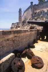Thick Stone Walls, El Morro Fortress, La Havana, Cuba | Obraz na stenu