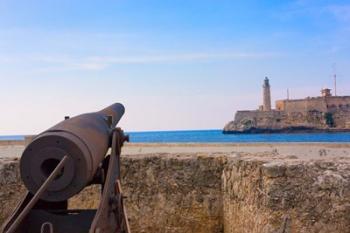 Seawall, El Morro Fort, Fortification, Havana, UNESCO World Heritage site, Cuba | Obraz na stenu