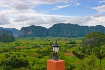 Limestone hill, farming land in Vinales valley, UNESCO World Heritage site, Cuba | Obraz na stenu